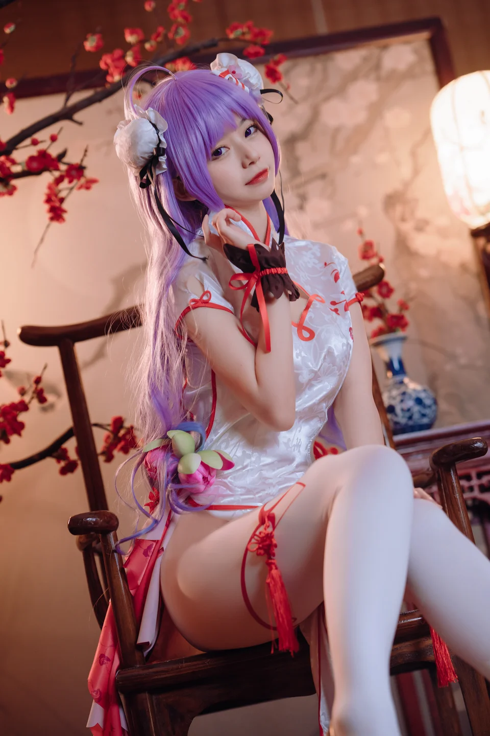 猫大人 - 碧蓝航线 独角兽 旗袍 [22P-348MB] tg@simisebaisi 【丝足阁】017.webp